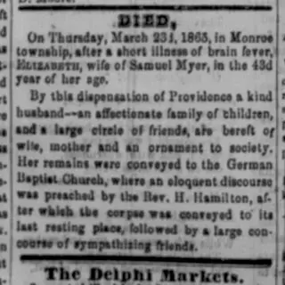 other Newspaper clipping from Mar 29, 1865 6024571