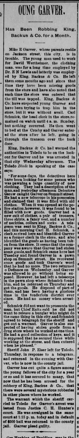 other Newspaper clipping from Apr 19, 1900 6024601