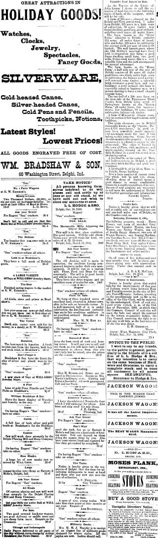 other Newspaper clipping from Dec 7, 1883 6024626