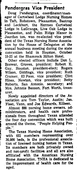 other Newspaper clipping from Nov 11, 1971 6025546