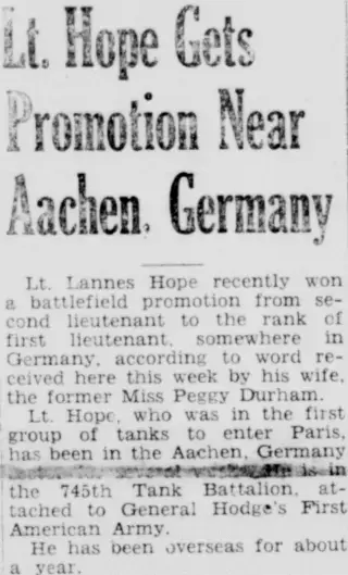 other Newspaper clipping from Nov 24, 1944 6026358