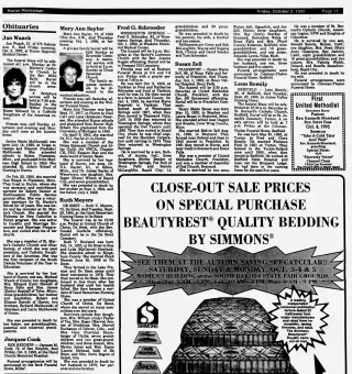 other Newspaper clipping from Oct 2, 1992 6026788