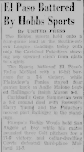 other Newspaper clipping from Jun 6, 1956 6027118