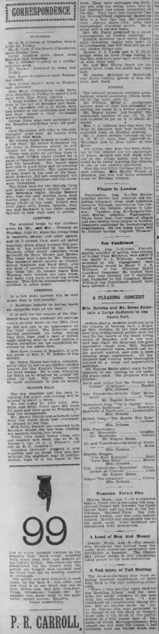 other Newspaper clipping from Aug 9, 1900 6027280