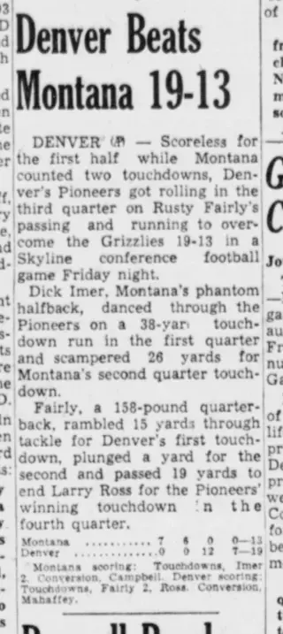 other Newspaper clipping from Oct 9, 1954 6028343