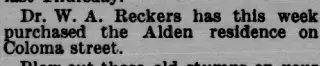 other Newspaper clipping from Jan 23, 1909 6030214