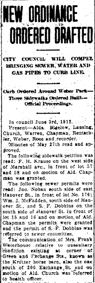 Business Newspaper clipping from Jun 4, 1912 6030284