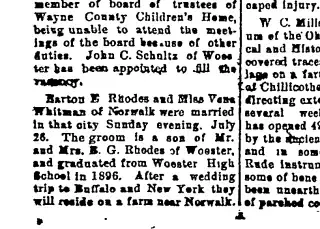 other Newspaper clipping from Aug 6, 1903 6031201