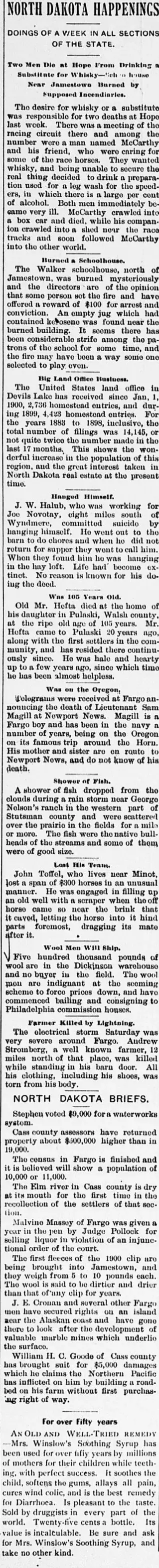 other Newspaper clipping from Jul 7, 1900 6034823
