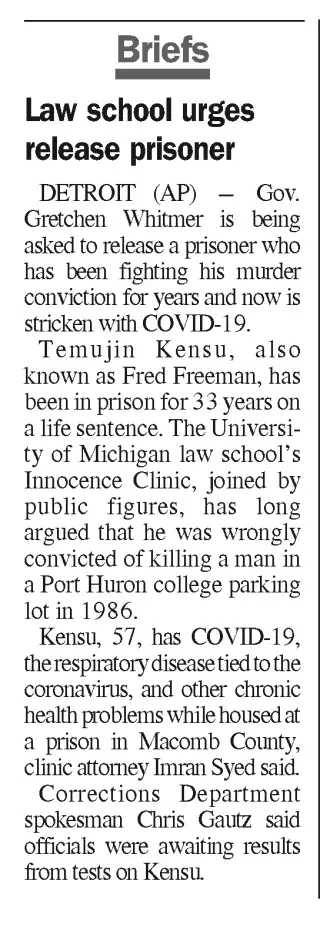 other Newspaper clipping from May 27, 2020 6035567