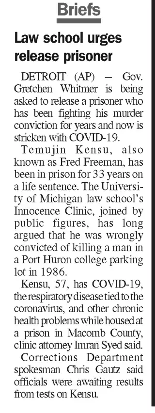 other Newspaper clipping from May 27, 2020 6035582