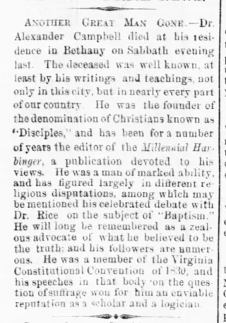 other Newspaper clipping from Mar 6, 1866 6035939