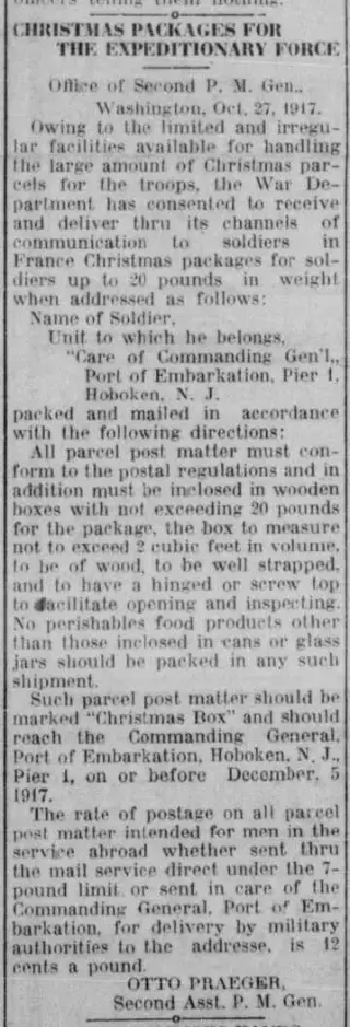 other Newspaper clipping from Nov 1, 1917 6036417