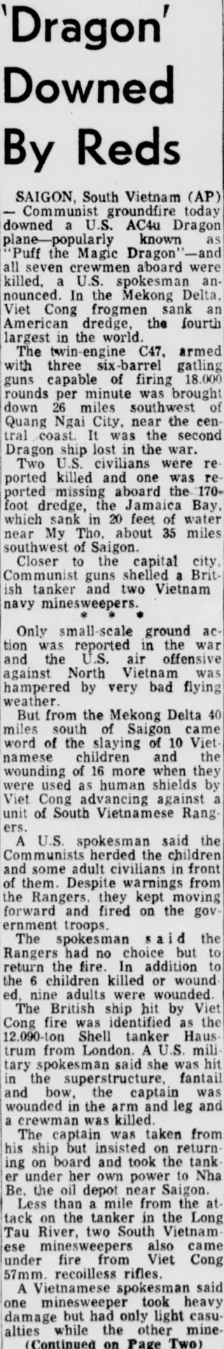 other Newspaper clipping from Jan 9, 1967 6036658