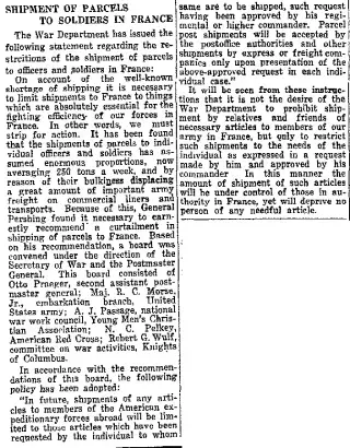 other Newspaper clipping from Apr 5, 1918 6036677