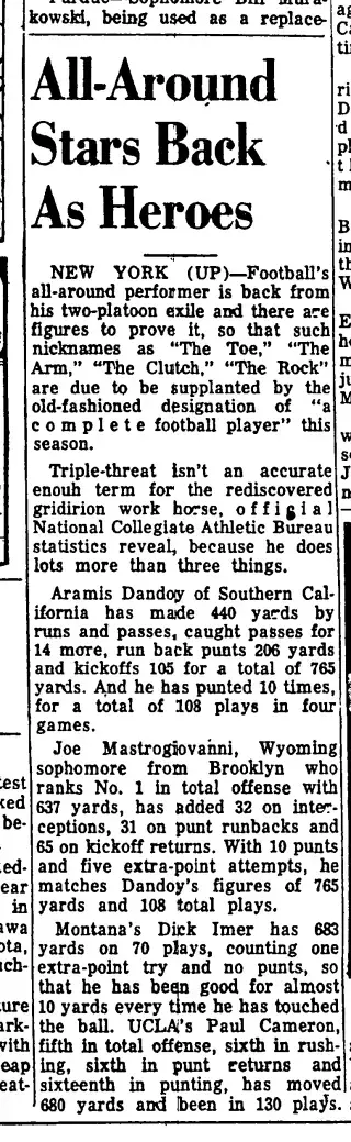 other Newspaper clipping from Oct 15, 1953 6036779