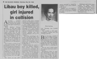 other Newspaper clipping from May 29, 1995 6037005