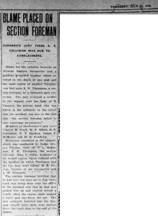 other Newspaper clipping from Jul 24, 1913 6037176