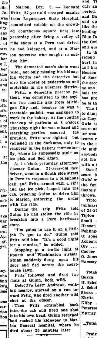 other Newspaper clipping from Dec 3, 1938 6038097
