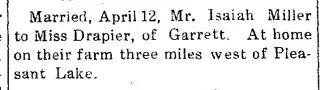 Marriage Newspaper clipping from Apr 20, 1916 6038729