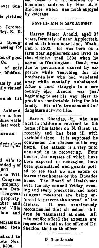 other Newspaper clipping from Feb 20, 1902 6039562