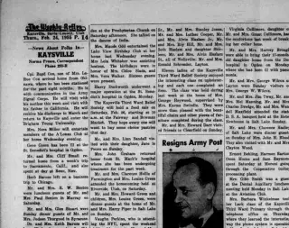 other Newspaper clipping from Feb 24, 1955 6045389