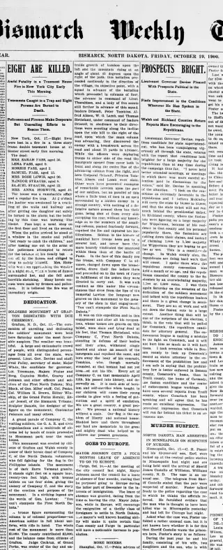 other Newspaper clipping from Oct 19, 1900 6045597