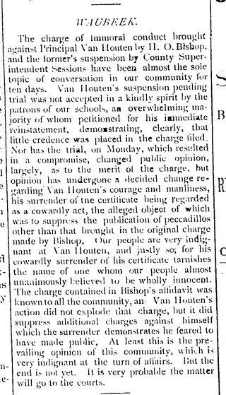 other Newspaper clipping from May 9, 1889 6046478