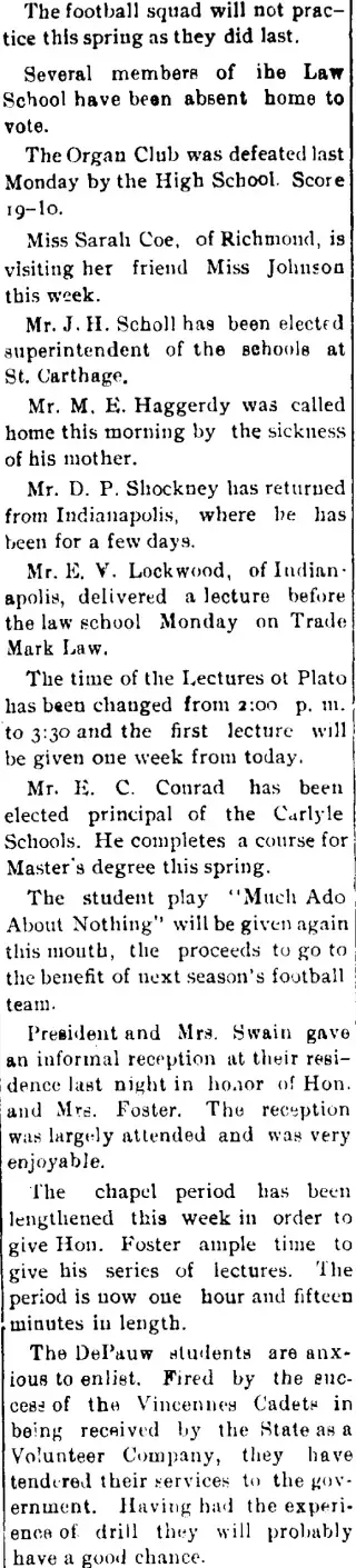Sports Newspaper clipping from May 4, 1898 6046813