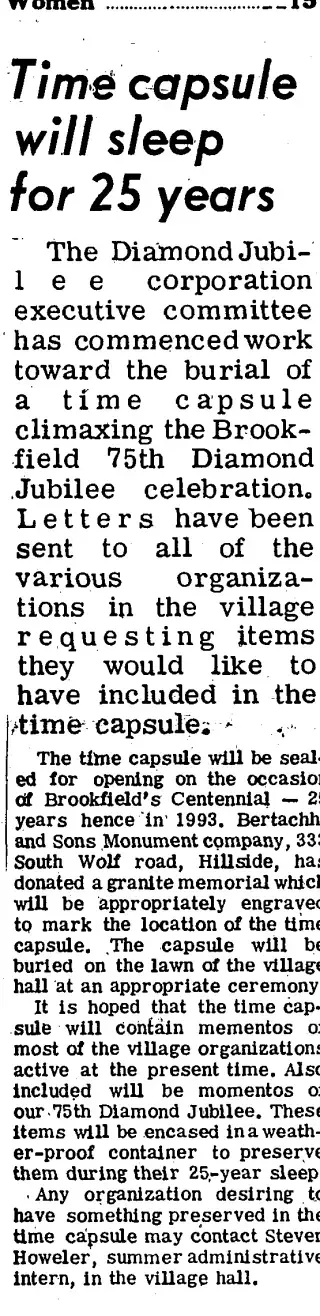 other Newspaper clipping from Aug 1, 1968 6047389