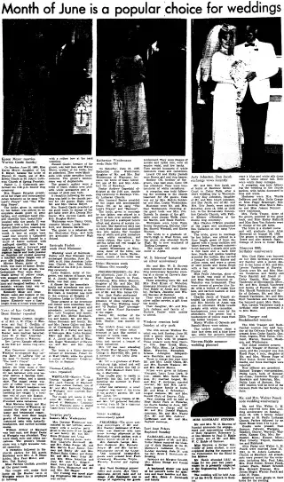 Marriage Newspaper clipping from Jun 30, 1966 6047551