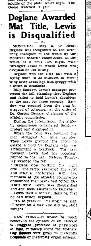 other Newspaper clipping from May 5, 1931 6048221
