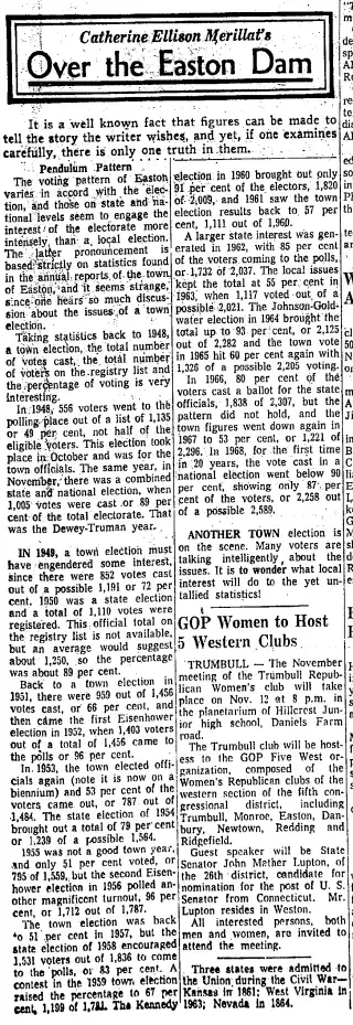 other Newspaper clipping from Nov 2, 1969 6048826