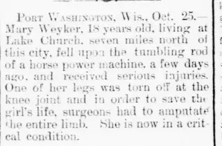 other Newspaper clipping from Oct 31, 1895 6049605