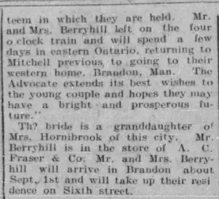 other Newspaper clipping from Aug 24, 1905 6049921