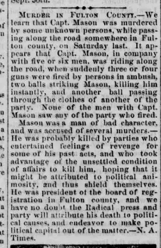 other Newspaper clipping from Oct 6, 1868 6050104