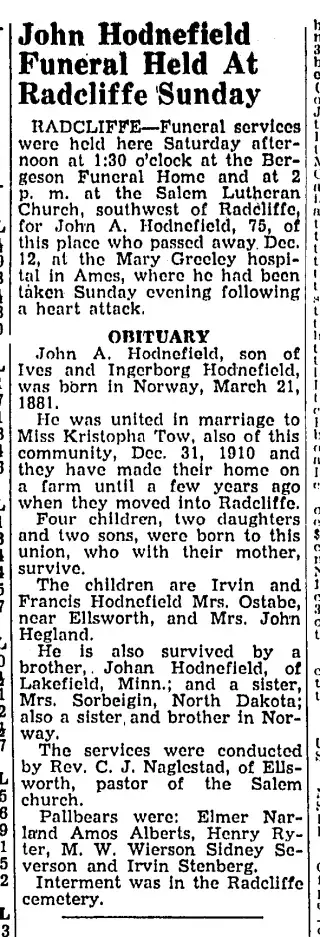 other Newspaper clipping from Dec 21, 1956 6050210