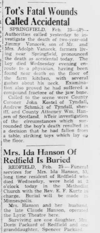 other Newspaper clipping from Feb 25, 1944 6050909