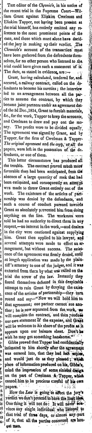 other Newspaper clipping from Jan 10, 1856 6051500