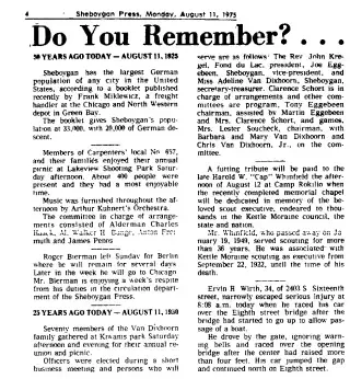 other Newspaper clipping from Aug 11, 1975 6051683