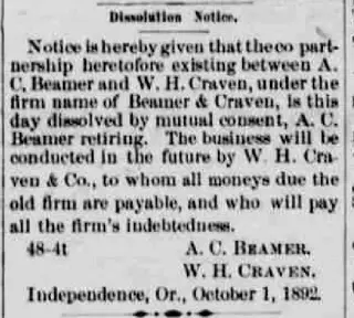 other Newspaper clipping from Oct 14, 1892 6052334