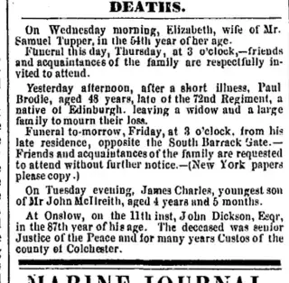 other Newspaper clipping from Dec 23, 1858 6052523