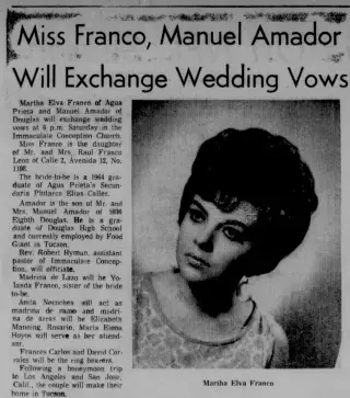 Marriage Newspaper clipping from Sep 13, 1968 6052685