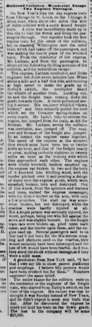 other Newspaper clipping from Jan 3, 1873 6053200