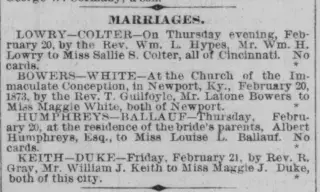 other Newspaper clipping from Feb 23, 1873 6053919