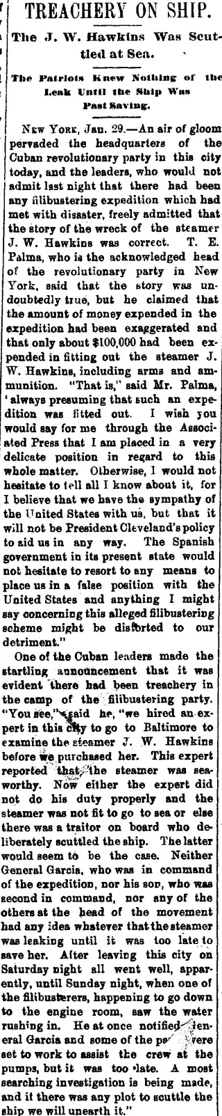 other Newspaper clipping from Jan 29, 1896 6054420