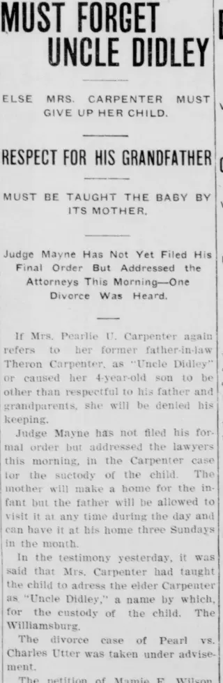 other Newspaper clipping from Jan 3, 1907 6054479