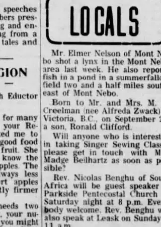 other Newspaper clipping from Oct 6, 1954 6055429
