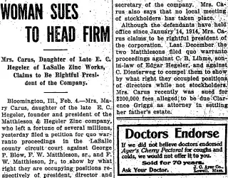 Business Newspaper clipping from Feb 4, 1914 6055876