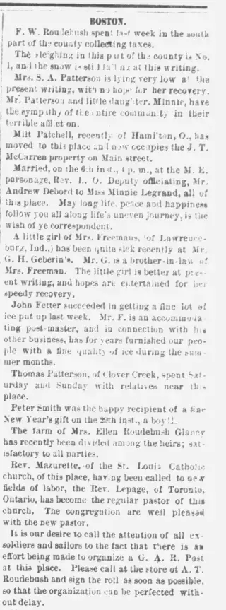 other Newspaper clipping from Jan 12, 1887 6057087